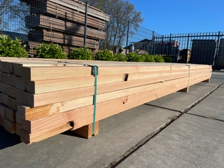Ca. 96x Douglas Regels Geschaafd, 45x70mm, lengte 500cm